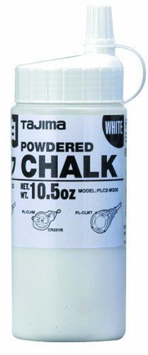 Tajima plc2-w300 white ultra fine snap line chalk  with easy fill nozzle 10.5 oz for sale