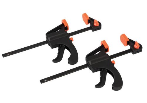 MICRO QUICK GRIP BAR CLAMPS 4&#034; 100MM TWIN PACK CRAFT