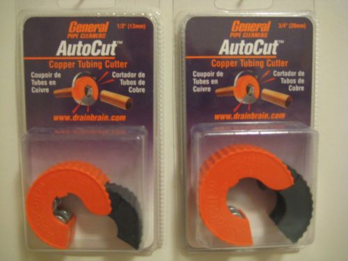 General 1/2&#034; and 3/4&#034; copper tubing cutter