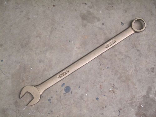 Ampco w-677 combination wrench non-sparking 1 7/16&#034; aluminum bronze alloy 4rpa1 for sale