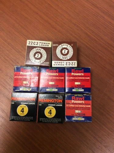 Ramset (8) boxes of 100 3#4-3#3-2#2  22 cal single shot loads new for sale