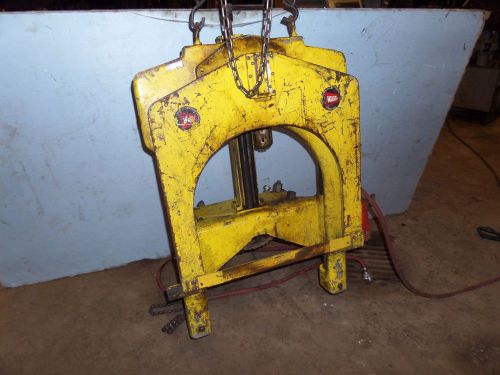 WACHS GUILLOTINE ELECTRIC PIPE SAW W/ Video..  CUTS 16 inches
