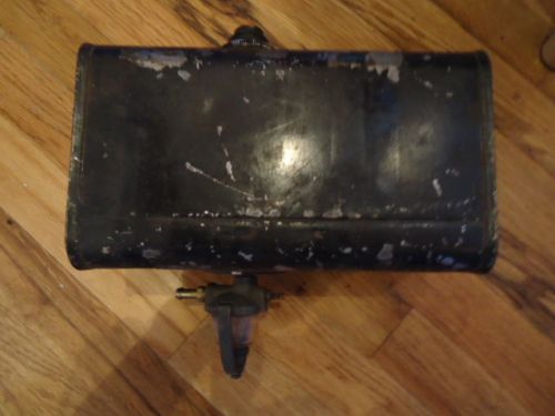 Old Vintage  Briggs &amp; Stratton Gas Fuel Tank  w/sediment  5 5/8 x 4 3/8 x 9 5/8