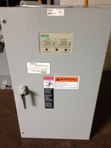 Asco 300 series 104 amp 208 volt automatic transfer switch for sale