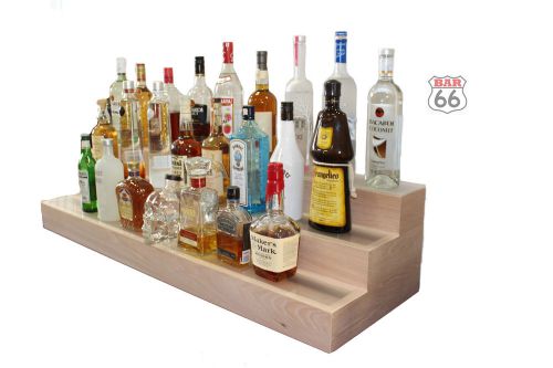 48&#034; 3 level led lighted liquor bottle display shelf with multi colors and remote for sale