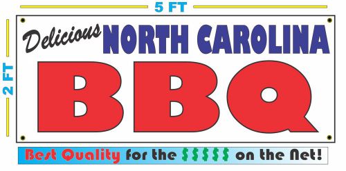 Full Color NORTH CAROLINA BBQ BANNER Sign NEW Larger Size Best Quality for the $