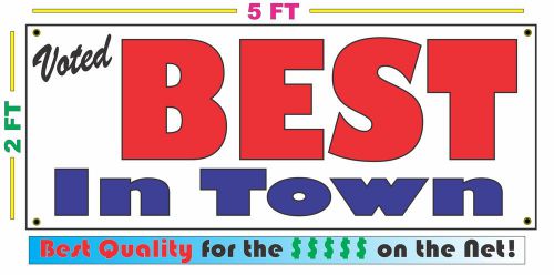 VOTED BEST IN TOWN BANNER Sign NEW Larger Size Best Quality for the $$$ BAKERY