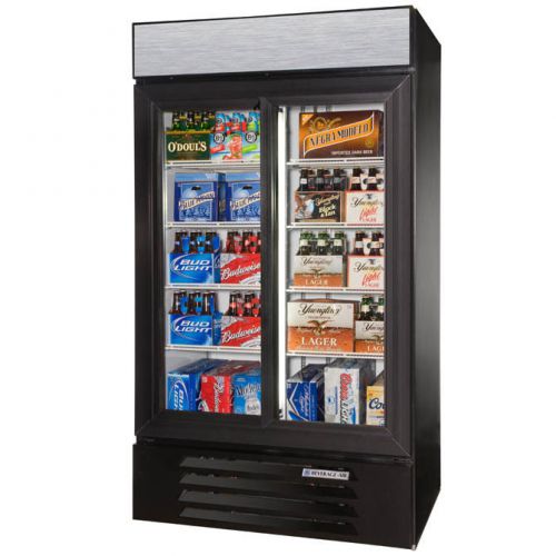 Beverage air sliding 2-door reach in commercial  refridgerator mt-38 for sale
