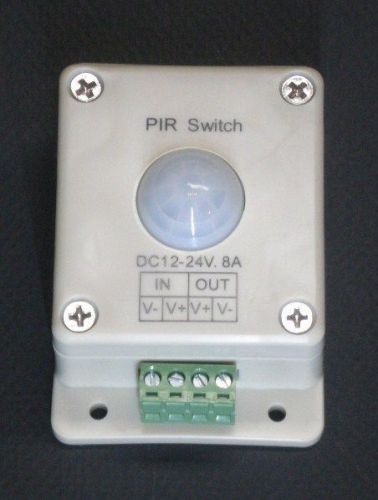 Led light motion activated switch 12 volt dc lighting control strips string flex for sale