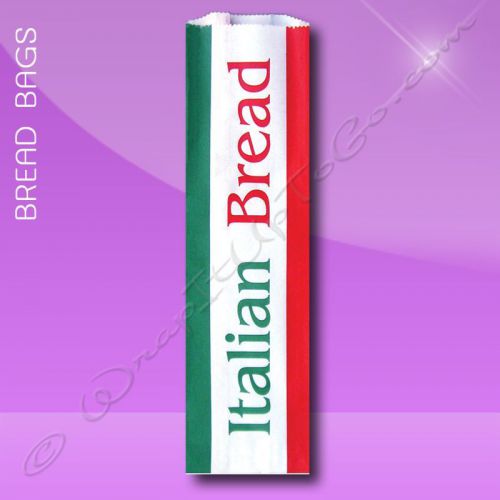 Bread Bags – 5-1/4 x 3-1/4 x 18 – Printed Italian Bread