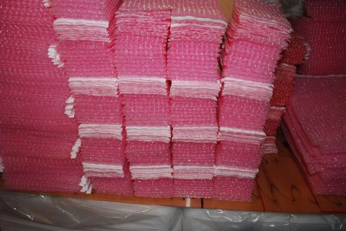 175-4&#034;x 5.5&#034; Anti-Static Self Seal Pink Bubble Wrap Bags Bubble Out DISCOUNT!