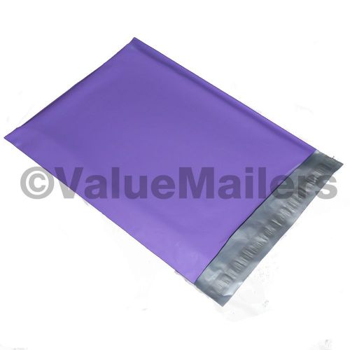 100 10x13 purple poly mailers shipping envelopes couture boutique quality bags for sale