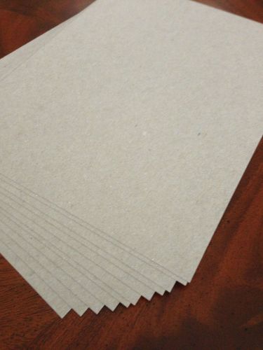 Chipboard  - 100 sheets - * GREAT for SHIPPING * 8.5 x 11   .022 Mil.