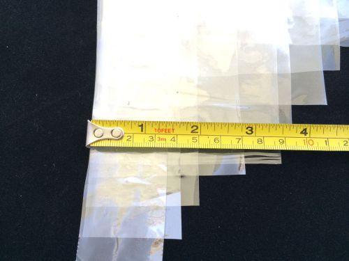 Clear PVC Plastic Heat Shrink Wrap seals Bands 6&#034; / 153mm diameter tubing