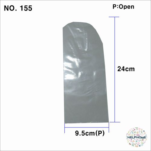 32 Pcs Transparent Shrink Film Wrap Heat Pump Packing 9.5cm(P) X 24cm NO.155
