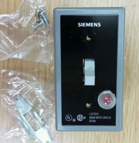 Siemens MMSKG1B 2 Pole 30 Amp 600 Volt Manual Motor Starter Toggle Switch