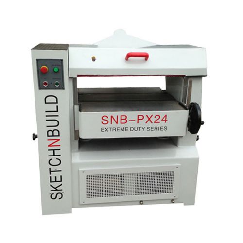 SKETCHNBUILD 25&#034; Extreme Duty 7.5 HP Thickness Planer, SNB-PX24, 3 Phase (USED)
