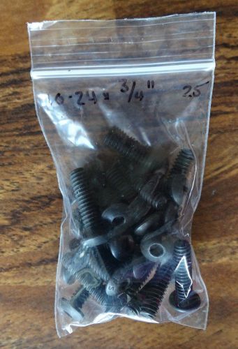 Button head socket cap screw / alloy steel / black oxide /#10-24 x 3/4&#034; / 25 pkg for sale