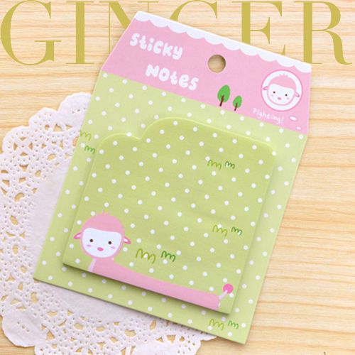 Cute monkey animal stick post it bookmark point marker memo flag sticky notes for sale