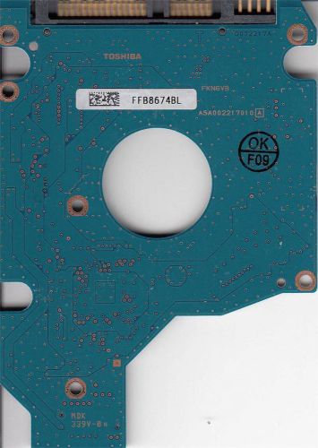 PCB ONLY FFB8674BL of Toshiba MK2546GSX 250Gb SATA Q65