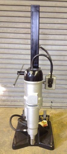 Used Core Drill 1-1/4&#034; Thread With Stand