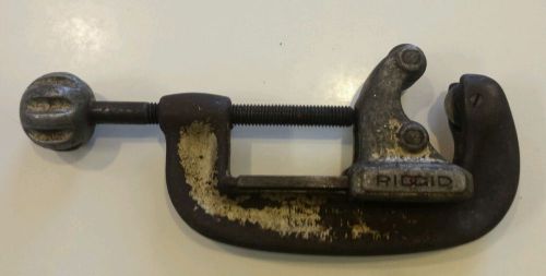 Vintage Ridgid Pipe Tube Cutter No.30 1&#034; to 3&#034; Plumber Air Conditioning Tool USA