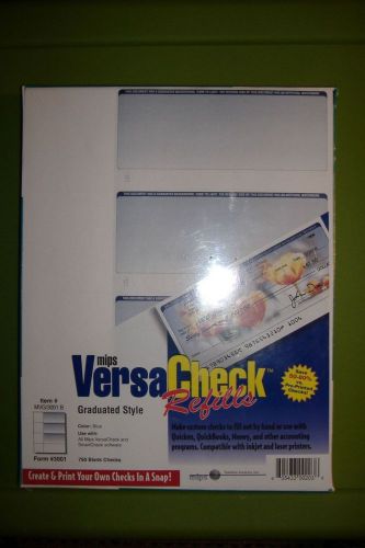 Versa Check Refills form #3001 Unopened 750 Checks