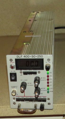 TRANSISTOR DEVICES INC. - DLF 400-50-250 PROGRAMMABLE POWER SUPPLY
