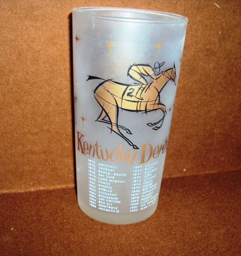1957 Kentucky Derby Glass