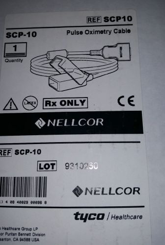 NEW Nellcor Pulse Oximetry Cable Catalog # SCP-10