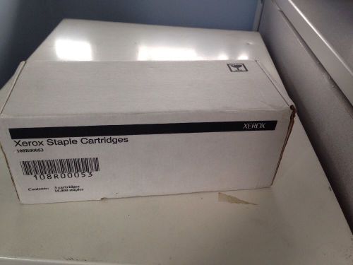 New Genuine Xerox Staple Cartridges 108R00053 1 box/ 3 cartridges 15.000 staples