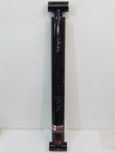 Hydraulic cylinder 2-1/2&#034; x 22&#034;, single acting, one end vented for sale