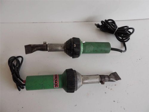 2 leister triac hot air blower blowers heat gun plastic welder for sale