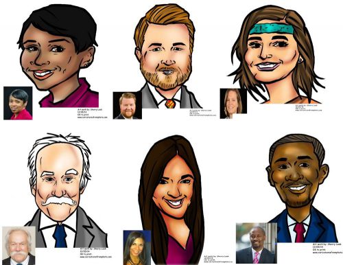 Caricature from Photo Custom Digital Personalized Trade Show Prize Party Favor b