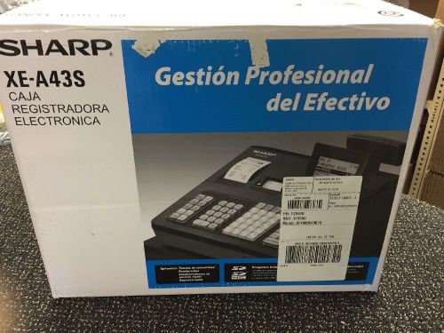 Sharp XE-A43S Electronic Cash Register Brand New Sealed