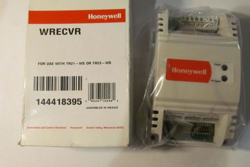NEW HONEYWELL WRECVR WIRELESS TEMPERATURE RECEIVER FOR TR21-WS/ TR23-WS HVAC