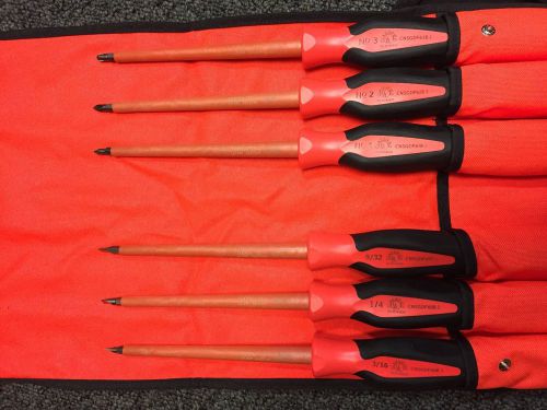 Snap-on tools composite insulating screwdrivers cnsgdx60 snap on set made in usa for sale