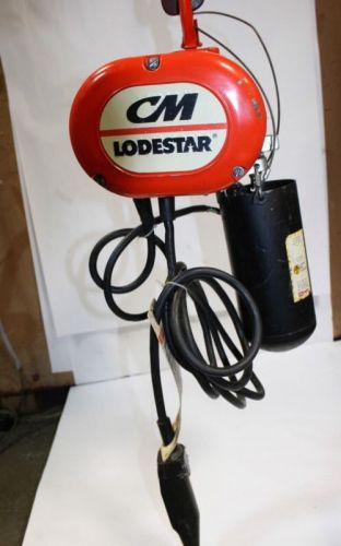 Cm lodestar 1/2 ton (f) electric chain hoist (208-230/460v 3 ph) for sale