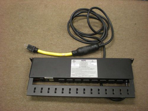 APC AP7901 8-Outlet 120V15A-20A Power Distribution Unit PDU Strip w/regular adap