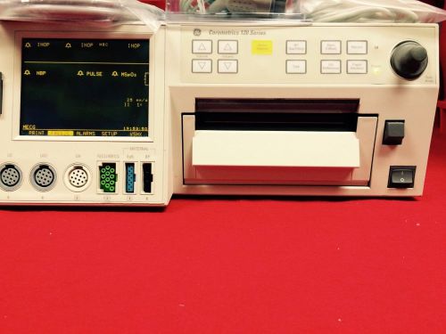 GE Corometrics 120 Series Fetal Monitor  patient monitor TOCO ECG NIBP Warranty