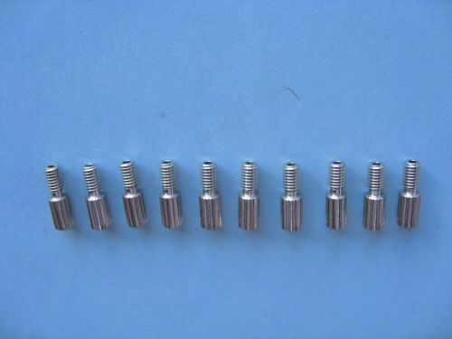(Lot of 10) 6-40 UNF Stainless Steel Fittings for 1/16&#034; OD Flared Teflon tubing.