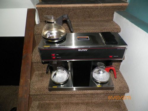 BUNN VPS SERIES POUR-OVER COFFEE BREWER 3 WARMERS