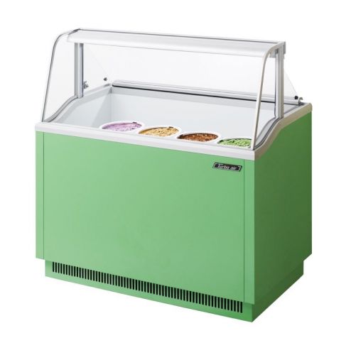 Turbo Air TIDC-47G, 47-inch Ice Cream Dipping Cabinet, Green
