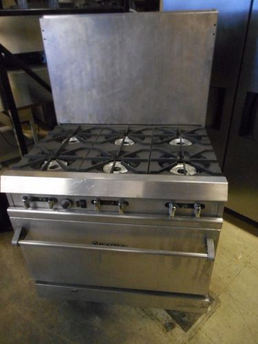 SUPERIOR 6 BURNER RANGE/CONVECTION OVEN WITH NEW BLOWER MOTOR