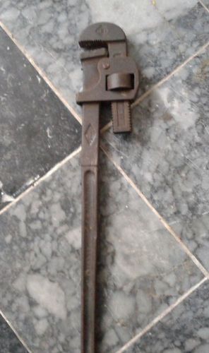 Vintage forged steel stillson pipe wrench 22&#034; for sale