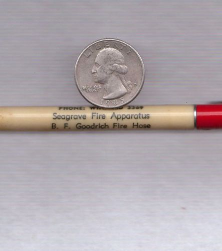 Seagrave Fire Apparatus B.F. Goodrich Fire Hose Salesman&#039;s Mechanical Pencil