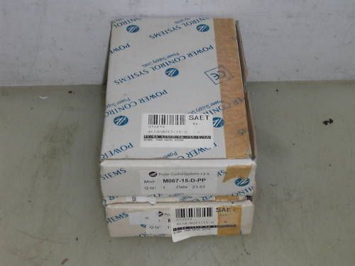 LOT OF 2 POWER CONTROL SYSTEMS M067-15-D-PP *NEW IN A BOX*