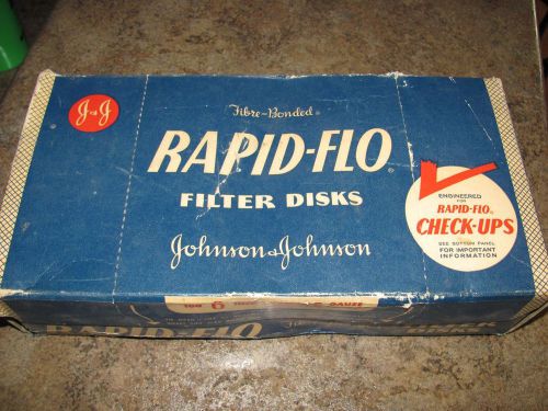 Unopened Johnson and Johnson Rapid Flo 6&#034; Filter Discs For A Milk Strainer