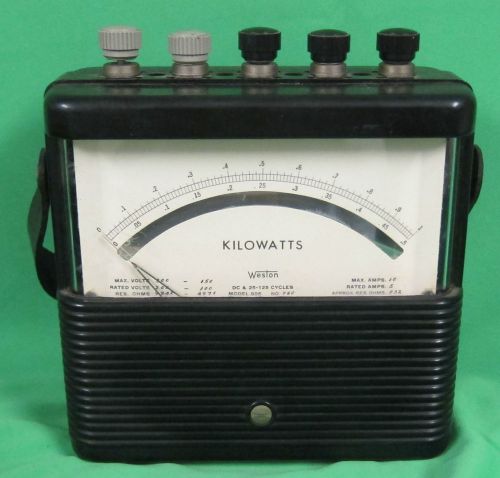 Model 905 Weston Killowatts Meter-----Vintage