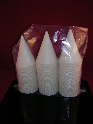 150 White cone solo cups 4 oz.